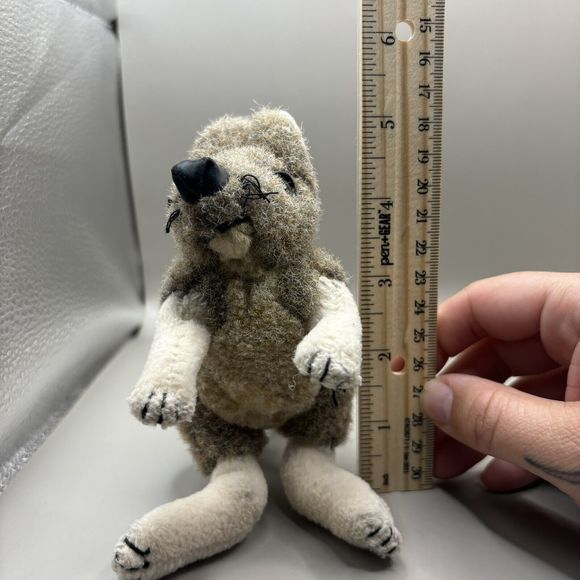 Vintage Discovery Channel Kangaroo Baby Joey 5” Realistic Plush Stuffed Animal - Picture 7 of 10